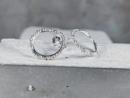 Halo Studs | Sterling SIlver