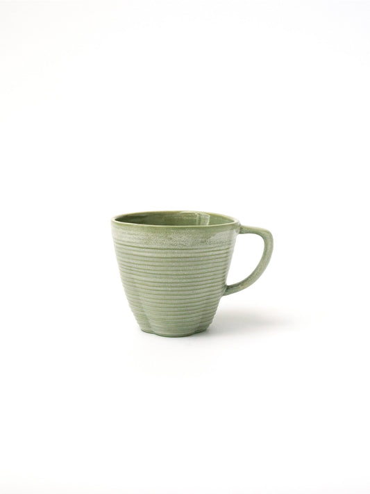 Large Green Porcelain Harriet Caslin Mug