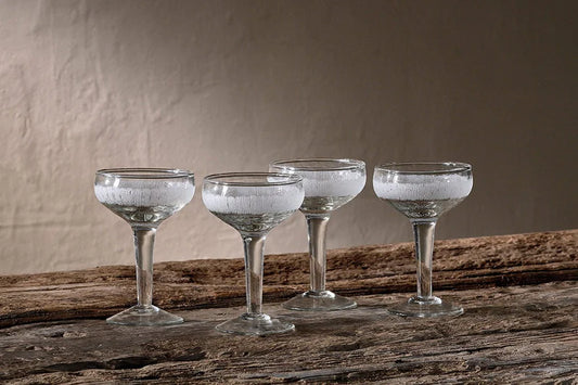 Anara Etched Champagne Glass (Set of 4)