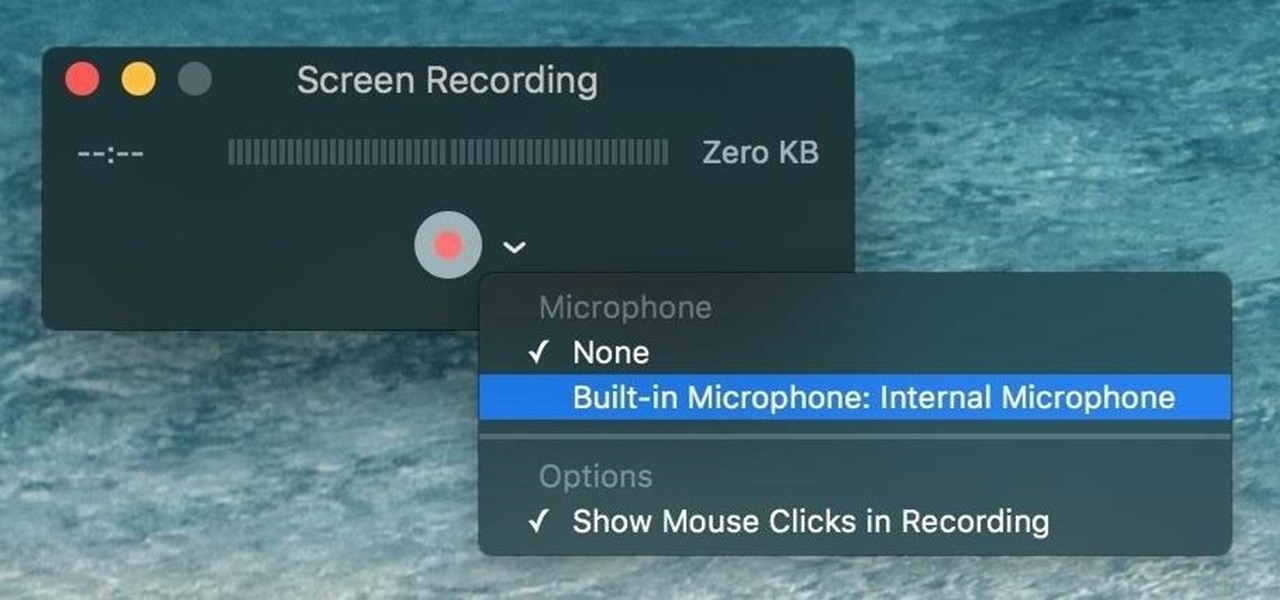 QuickTime Screen Recorder