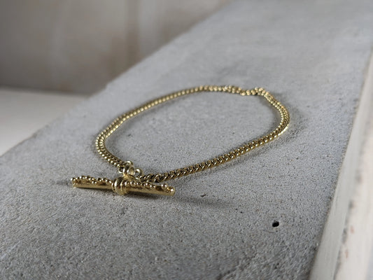 T Bar bracelet | Gold Plated