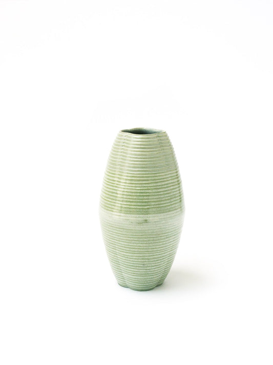 Tall Green Harriet Caslin Vase