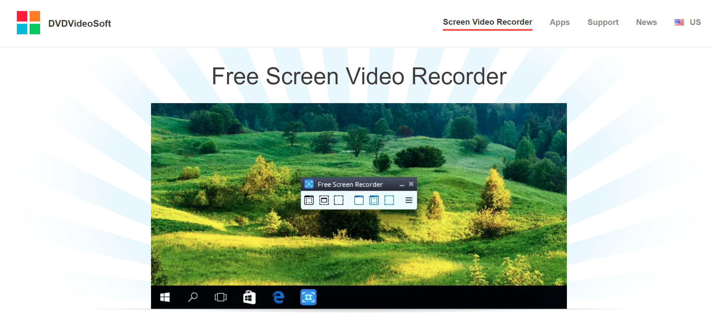 DVDVideoSoft Free Screen Video Recorder