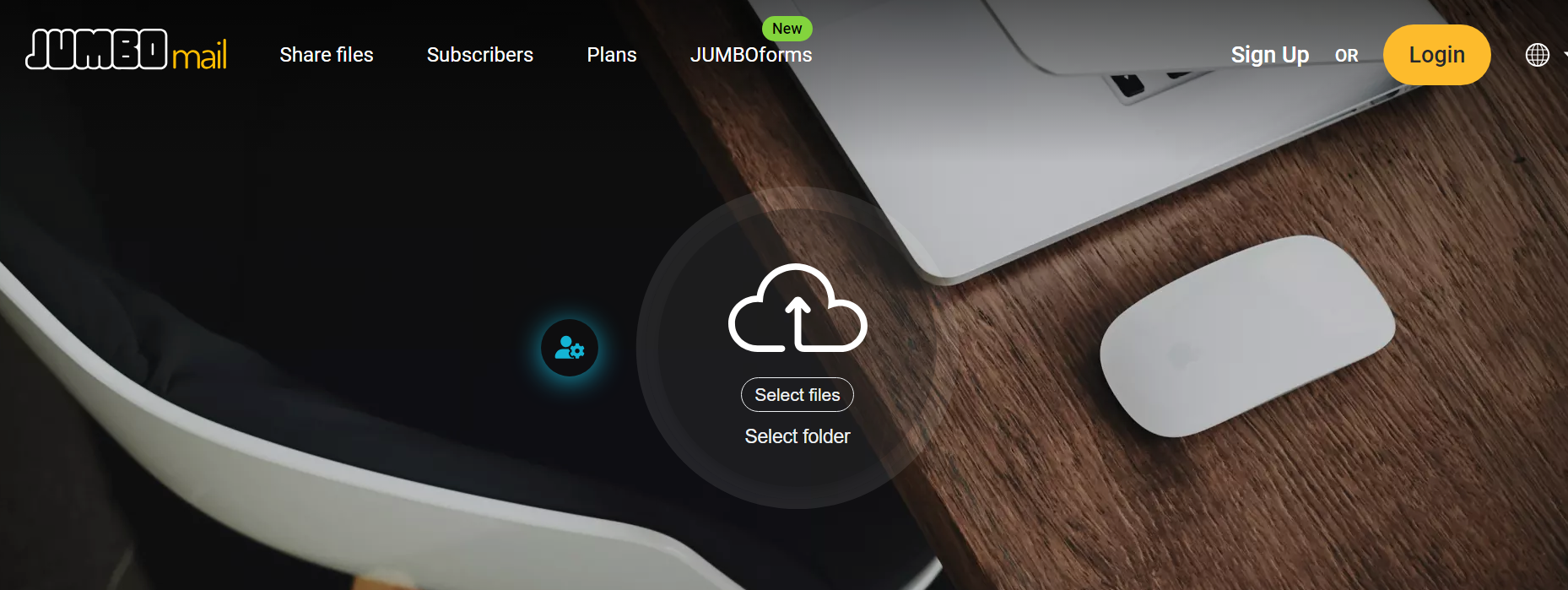 Jumbomail cloud storage - file sharing sites