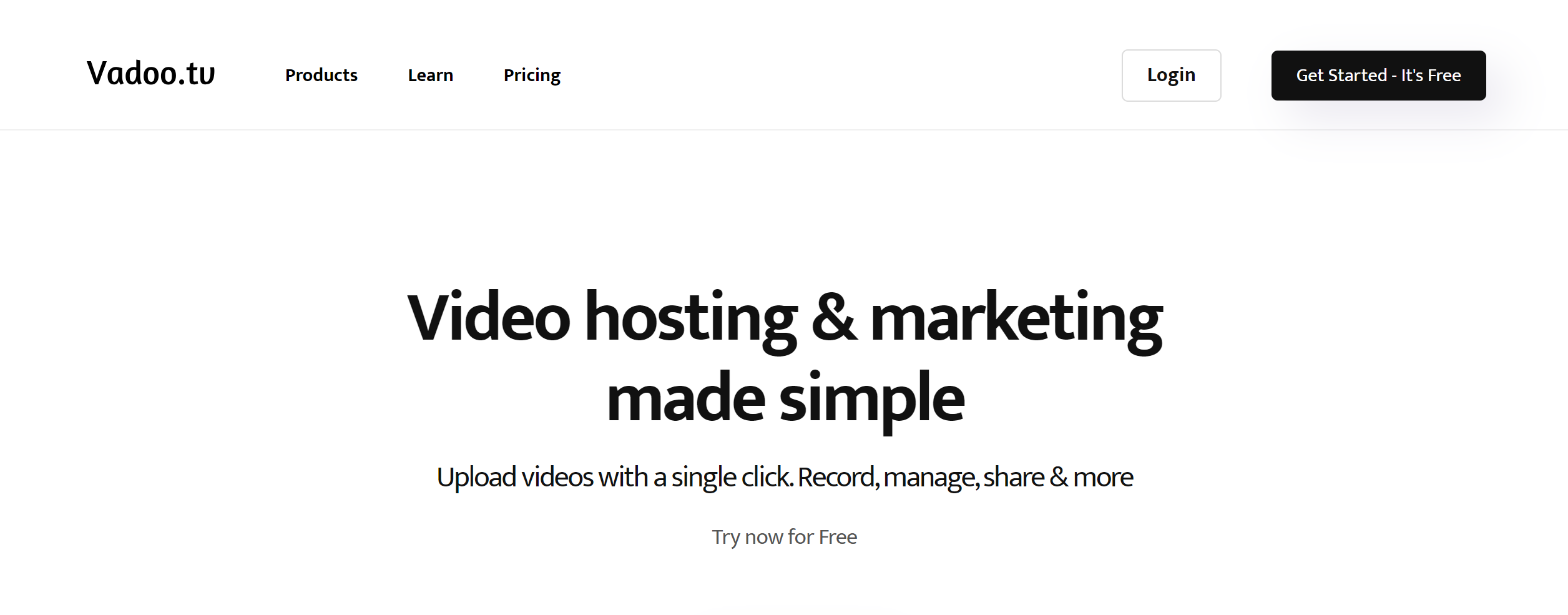 Vadoo.tv Video Sharing Platform