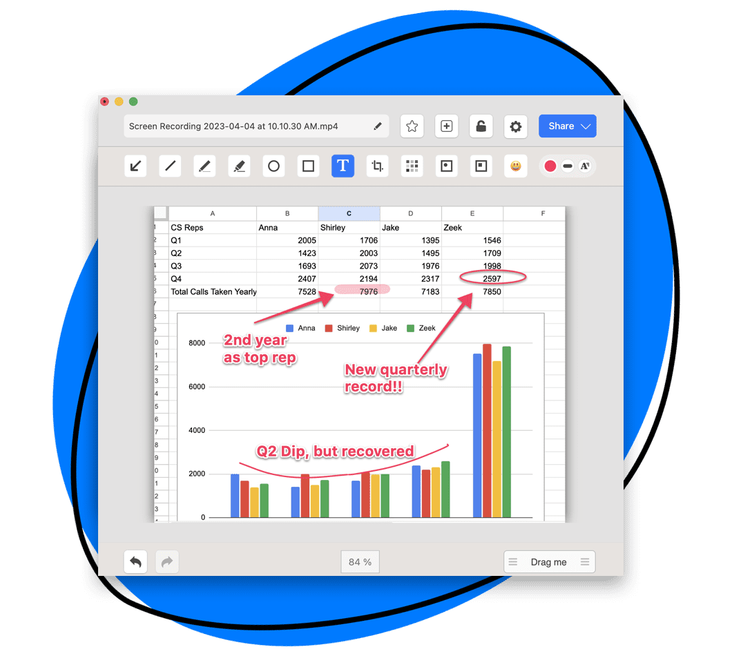 Zight annotations feature